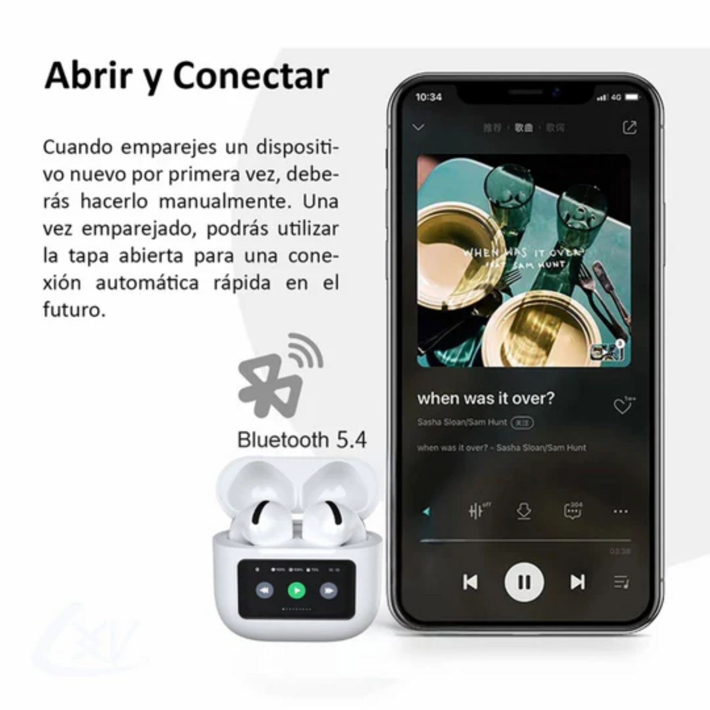 Audifonos Pro Bluetooth Pantalla Tactil