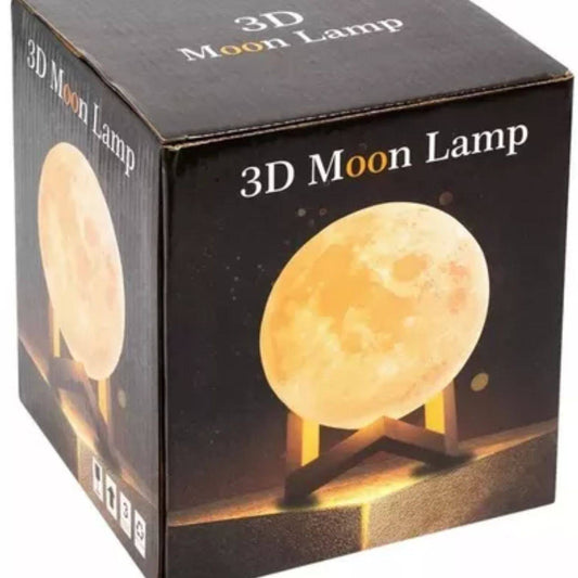 LAMPARA LUNA TACTIL 3D